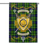 House Flag - Campbell Of Breadalbane Modern Irish Shield Celtic Cross Tartan Garden Flag St Patrick's Day Garden Flag