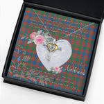 Gift For My Beautiful Girlfriend Necklace Valentine Necklace Clan MacIntyre Ancient Tartan Cross Dancing Necklace Scottish Tartan Jewelry