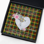 Gift For My Beautiful Girlfriend Necklace Valentine Necklace Clan MacMillan Tartan Cross Dancing Necklace Scottish Tartan Jewelry