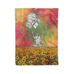 Scotstee Shop - Scotstee Shop Blanket Astronaut with Baloon Planet Hippie Fleece Blanket