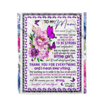 Scotstee Shop - Fleece Blanket - Personalized gift Blanket for mom, Blanket Gift for Mom Mother Day Gift