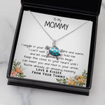 Mommy Necklace, To My Mommy Necklace, Gift For Mom To Be Necklace, Gift For First Time Mom, Expecting Mother Necklace, New Mom Necklace Gift Sea Turtle Necklace