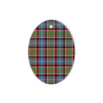 Glass Tartan Oval Ornaments, Christmas Tree Ornament, Plaid Christmas Ornaments, Ceramic Oval Christmas Tree Decoration, Tartan Oval Ornaments, Christmas Tree Ornament, Plaid Christmas Ornaments, Ceramic Oval Christmas Tree Decoration