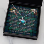 Sea Turtle Necklace To My Beautiful Soulmate Necklace In Your Eyes I Have Found My Home Clan Kay Tartan Blue Turtle Necklace