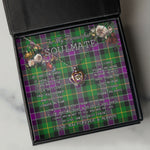 To My Beautiful Soulmate Necklace In Your Eyes I Have Found My Home Clan Selkirkt Tartan Crown Pendant Necklace