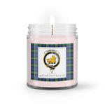 Soy Wax Candle - Buffalo Plaid Candle Clan Crest Badge Campbell Argyll Ancient Tartan Plaid Soy Wax Candle, oil candle, candle handmade, wax candle, soy wax, nature wax, natural soy wax, natural soy candles, natural candle