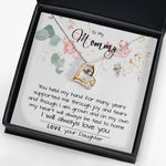 To My Mom Necklace, To My Mom Necklace Card – Alluring Beauty Necklace – Jewelry For Mom Gifts Forever Love Necklace