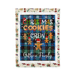 Personalized Gift Tartan Plaid Blanket Clan Guthrie Ancient With Christmas Cookie Baking Crew Christmas Gift Blanket, Plaid Blanket, Christmas Fleece Blanket, Christmas Blanket, Tartan Blanket, Scottish Blanket, Scotland Blanket, Family Name Blanket, Custom Blanket, Personalized Blanket