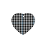 Gladstone Tartan Heart Ornaments, Christmas Tree Ornament, Plaid Christmas Ornaments, Ceramic Heart Christmas Tree Decoration, Christmas Ornament, Plaid Ornament, Tartan Ornament, Buffalo Plaid Ornament