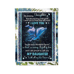 Scotstee Shop - Scotstee Shop Fleece Blanket Gift For Daughter More Than Anything In This World Mother Day Gifts Fleece Blanket