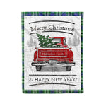Tartan Blanket Vintage Red Truck with Christmas Tree Family Scottish Clan Haliburton plaid blanket, red plaid blanket, buffalo plaid blanket, green plaid blanket, plaid fleece blanket, blue plaid blanket, red tartan blanket, tartan plaid blanket, black and white plaid blanket, , christmas plaid blanket, orange plaid blanket, tartan plaid throw blanket, pink plaid blanket, brown plaid blanket, buffalo check blanket
