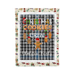Personalized Gift Tartan Plaid Blanket Clan Gladstone With Christmas Cookie Baking Crew Christmas Gift Blanket, Plaid Blanket, Christmas Fleece Blanket, Christmas Blanket, Tartan Blanket, Scottish Blanket, Scotland Blanket, Family Name Blanket, Custom Blanket, Personalized Blanket