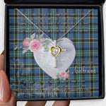 Gift For My Beautiful Girlfriend Necklace Valentine Necklace Clan Weir Ancient Tartan Cross Dancing Necklace Scottish Tartan Jewelry