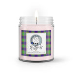 Soy Wax Candle - Buffalo Plaid Candle Clan Badge Colville Tartan Plaid Soy Wax Candle, oil candle, candle handmade, wax candle, soy wax, nature wax, natural soy wax, natural soy candles, natural candle