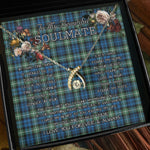 To My Beautiful Soulmate Necklace In Your Eyes I Have Found My Home Clan Lamont Ancient Tartan Wishbone Dancing Necklace