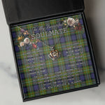 To My Beautiful Soulmate Necklace In Your Eyes I Have Found My Home Clan Ferguson Tartan Crown Pendant Necklace