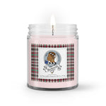 Soy Wax Candle - Buffalo Plaid Candle Clan Badge Borthwick Ancient Tartan Plaid Soy Wax Candle, oil candle, candle handmade, wax candle, soy wax, nature wax, natural soy wax, natural soy candles, natural candle