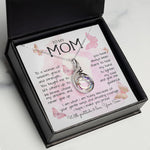 To My Mom Necklace To A Woman Of Wisdom Mother's Day Gift For Mom From Son, Mother's Day Phoenix Rising Necklace