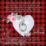 Rising Phoenix Necklace - Valentine Necklace Clan Ewing Tartan Gift for Girlfriend, Gift for My Wife Rising Phoenix Necklace