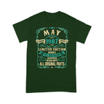 Vintage Made in MAY 1987 34nd Years Old Birthday Shirt 1987 Birthday Shirt - Scotstee Shop