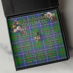 To My Beautiful Soulmate Necklace In Your Eyes I Have Found My Home Clan Turnbull Hunting Tartan Crown Pendant Necklace