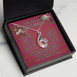 To My Beautiful Soulmate Necklace In Your Eyes I Have Found My Home Clan Lumsden of Clova Tartan Rising Phoenix Necklace