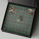 To My Beautiful Soulmate Necklace In Your Eyes I Have Found My Home Clan MacKinnon Hunting Ancient Tartan Crown Pendant Necklace