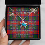 Sea Turtle Necklace To My Beautiful Soulmate Necklace In Your Eyes I Have Found My Home Clan Roxburgh Tartan Blue Turtle Necklace, Valentine Necklace Gift for Girlfriend Clan Mitchell Ancient Tartan Sunflower Pendant Necklace, Scottish Tartan Jewelry, valentine necklace, necklace girlfriend, necklace for wife, cute necklaces for girlfriend, jewelry for girlfriend, to my soulmate necklace, to my future wife necklace