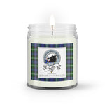 Soy Wax Candle - Buffalo Plaid Candle Clan Badge Baillie Tartan Plaid Soy Wax Candle, oil candle, candle handmade, wax candle, soy wax, nature wax, natural soy wax, natural soy candles, natural candle