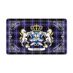 Doormat - Welcome Mat Scottish Dunlop Clan Badge Tartan Door Mat, Plaid Doormat