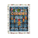 Personalized Gift Tartan Plaid Blanket Clan Angus Ancient With Christmas Cookie Baking Crew Christmas Gift Blanket, Plaid Blanket, Christmas Fleece Blanket, Christmas Blanket, Tartan Blanket, Scottish Blanket, Scotland Blanket, Family Name Blanket, Custom Blanket, Personalized Blanket