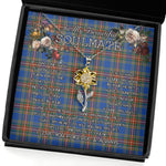 To My Beautiful Soulmate Sunflower Necklace In Your Eyes I Have Found My Home Clan MacBeth Ancient Tartan Jewelry For Girlfriend, Tartan Sunflower Pendant Necklace, Scottish Tartan Jewelry, valentine necklace, necklace girlfriend, necklace for wife, cute necklaces for girlfriend, jewelry for girlfriend, to my soulmate necklace, to my future wife necklace
