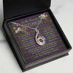 To My Beautiful Soulmate Necklace In Your Eyes I Have Found My Home Clan Hewitt Tartan Rising Phoenix Necklace