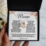 Love Dancing Necklace - To my Amazing Mom Gift From Son Mother's Day Necklace