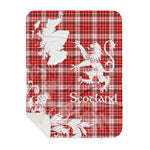 Sherpa Blanket - Tartan Blanket Thistle and Lion Scottish Clan MacDougall Dress Plaid Blanket, plaid sherpa blanket queen,purple sherpa blanket,queen sherpa blanket,queen size sherpa blanket,red sherpa blanket,scottish tartan blankets,sherpa blanket,sherpa christmas blanket