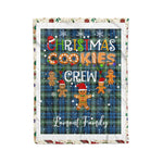 Personalized Gift Tartan Plaid Blanket Clan Lamont Ancient With Christmas Cookie Baking Crew Christmas Gift Blanket, Plaid Blanket, Christmas Fleece Blanket, Christmas Blanket, Tartan Blanket, Scottish Blanket, Scotland Blanket, Family Name Blanket, Custom Blanket, Personalized Blanket