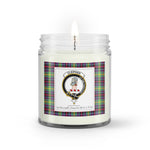 Soy Wax Candle - Buffalo Plaid Candle Clan Crest Badge Clephane Tartan Plaid Soy Wax Candle, oil candle, candle handmade, wax candle, soy wax, nature wax, natural soy wax, natural soy candles, natural candle