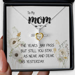 Cross Dancing Necklace - Mom Necklace Gift - Love You Always And Forever - Mother's Day Gift