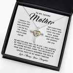 To My Loving Mother Necklace Where Are Smiles Are Many And Worries Are Few Gift For Her, Mother's Day Cross Necklace