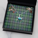 Sea Turtle Necklace To My Beautiful Soulmate Necklace In Your Eyes I Have Found My Home Clan MacThomas Ancient Tartan Blue Turtle Necklace