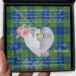 Gift For My Beautiful Girlfriend Necklace Valentine Necklace Clan Barclay Hunting Tartan Cross Dancing Necklace Scottish Tartan Jewelry