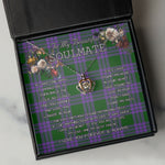 To My Beautiful Soulmate Necklace In Your Eyes I Have Found My Home Clan Elphinstone Tartan Crown Pendant Necklace