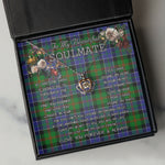 To My Beautiful Soulmate Necklace In Your Eyes I Have Found My Home Clan Paterson Tartan Crown Pendant Necklace