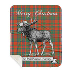 Scotstee Shop Plaid Tartan Blanket With Moose Clan MacKinnon Ancient Plaid Blanket, plaid blanket australia,plaid blanket canada,plaid christmas blanket,plaid fleece sherpa blanket,plaid sherpa blanket canada,plaid sherpa blanket lipstick,plaid sherpa blanket pink,plaid sherpa blanket queen
