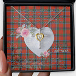 Gift For My Beautiful Girlfriend Necklace Valentine Necklace Clan Sinclair Ancient Tartan Cross Dancing Necklace Scottish Tartan Jewelry