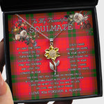 To My Beautiful Soulmate Sunflower Necklace In Your Eyes I Have Found My Home Clan MacNab Tartan Jewelry For Girlfriend