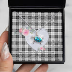 Sea Turtle Necklace Gift for My Beautiful Girlfriend Valentines Necklace Clan Erskine Black and White Tartan Blue Turtle Necklace, Valentine Necklace Gift for Girlfriend Clan Mitchell Ancient Tartan Sunflower Pendant Necklace, Scottish Tartan Jewelry, valentine necklace, necklace girlfriend, necklace for wife, cute necklaces for girlfriend, jewelry for girlfriend, to my soulmate necklace, to my future wife necklace
