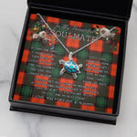 Sea Turtle Necklace To My Beautiful Soulmate Necklace In Your Eyes I Have Found My Home Clan Cruickshanks Tartan Blue Turtle Necklace