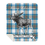 Scotstee Shop Plaid Tartan Blanket With Moose Clan Stewart Muted Blue Plaid Blanket, plaid blanket australia,plaid blanket canada,plaid christmas blanket,plaid fleece sherpa blanket,plaid sherpa blanket canada,plaid sherpa blanket lipstick,plaid sherpa blanket pink,plaid sherpa blanket queen
