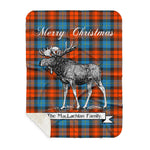 Scotstee Shop Plaid Tartan Blanket With Moose Clan MacLachlan Ancient Plaid Blanket, plaid blanket australia,plaid blanket canada,plaid christmas blanket,plaid fleece sherpa blanket,plaid sherpa blanket canada,plaid sherpa blanket lipstick,plaid sherpa blanket pink,plaid sherpa blanket queen